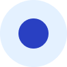 An image of a blue and white circle